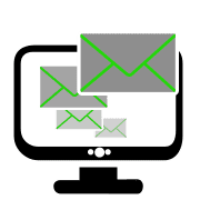 Newsletter icons - email marketing